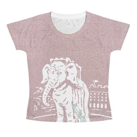 NWOT Les Miserables Text Tee - Picture 2 of 3